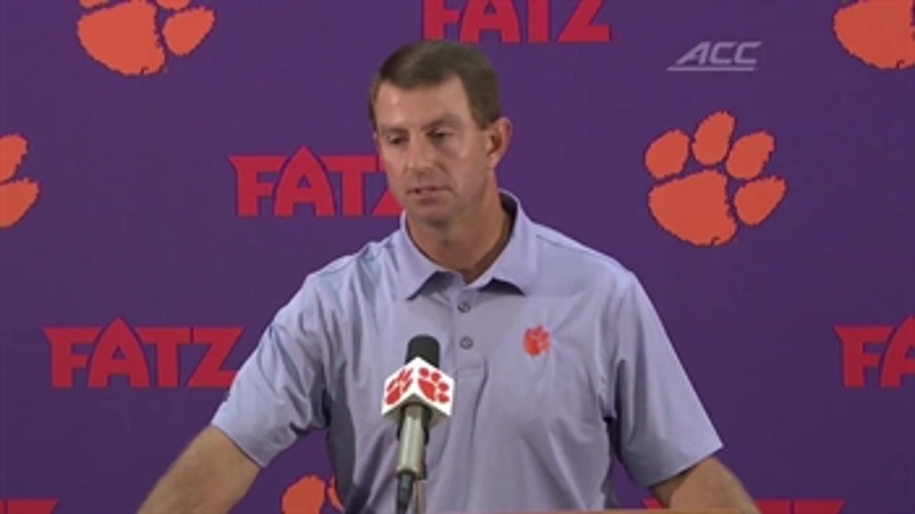 Dabo Swinney isn't looking past Appalachian State