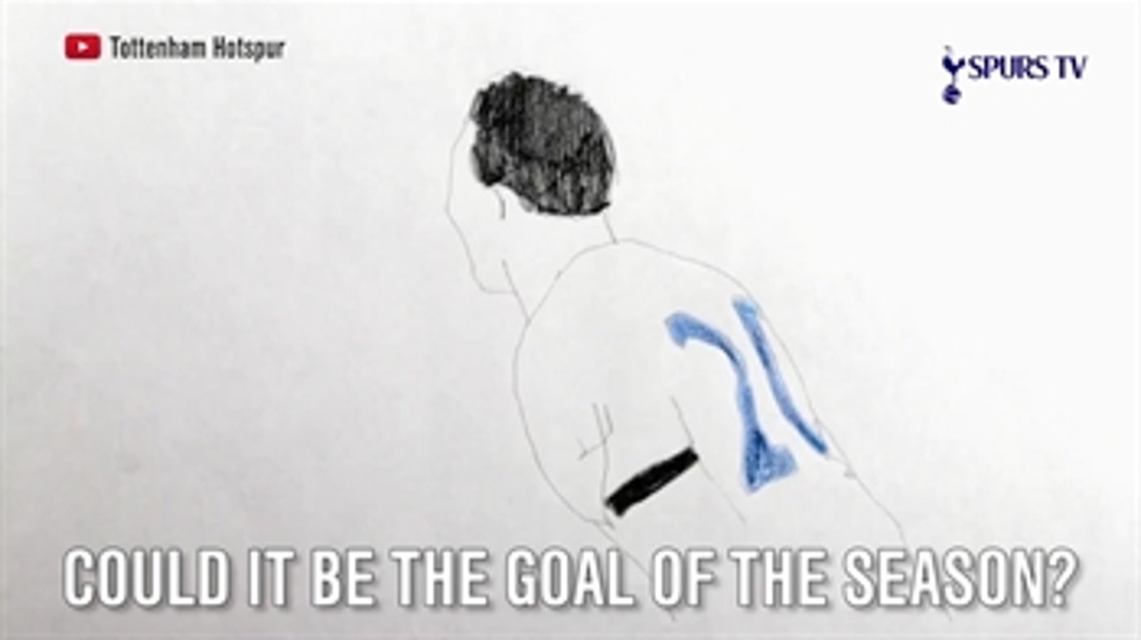 Dele Alli's magical goal recreated in a hand-drawn animation