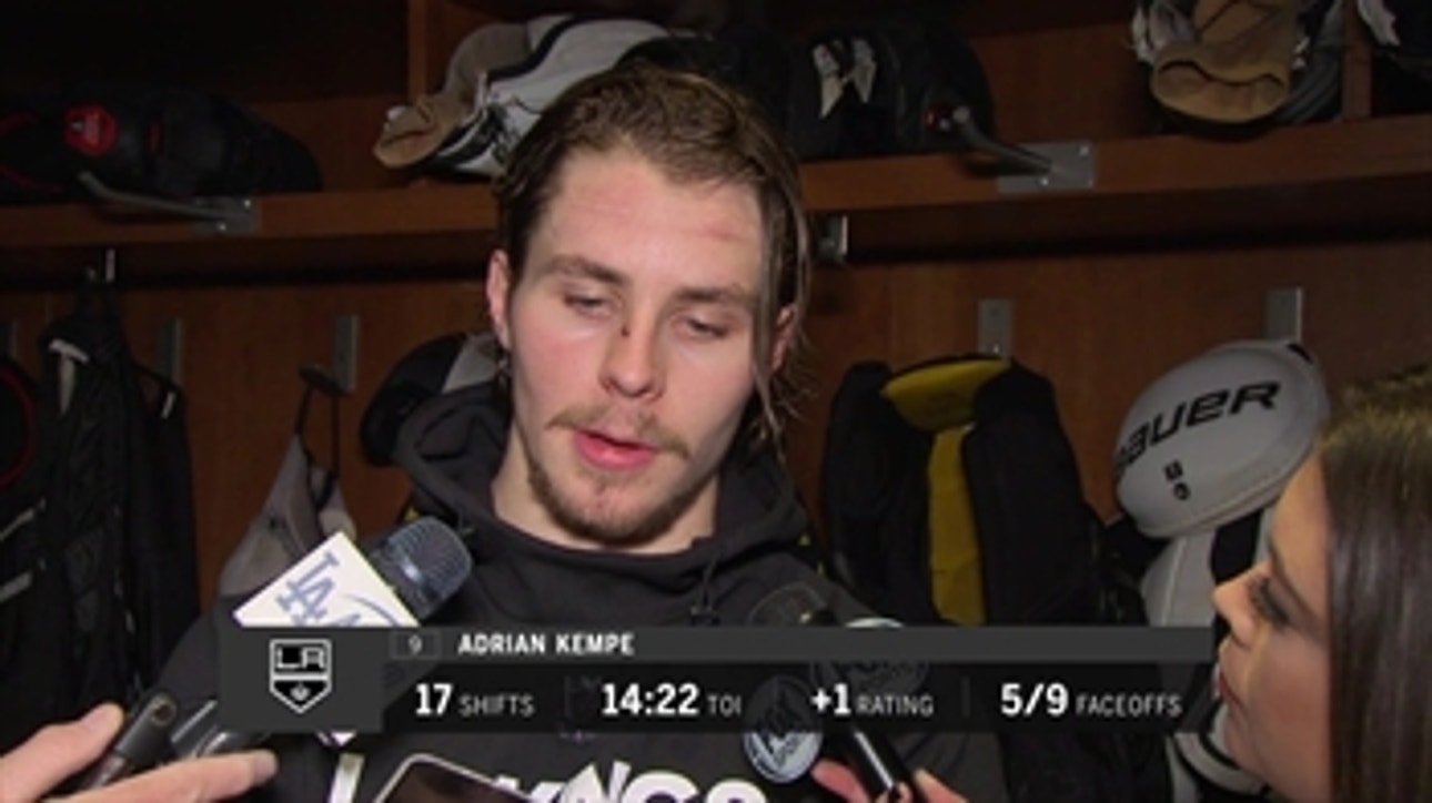 Adrian Kempe on loss to Sharks