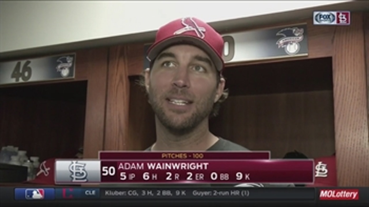 Adam Wainwright on his two-run homer: 'I crushed it'