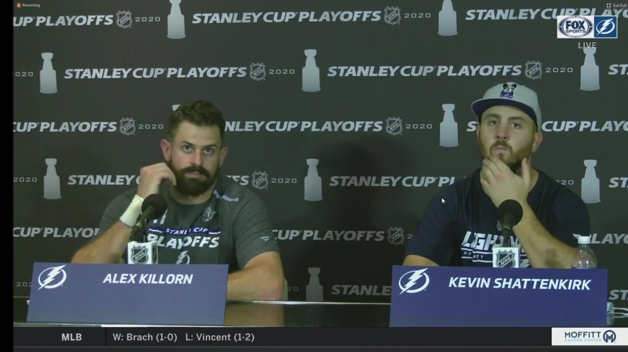 Alex Killorn, Kevin Shattenkirk discuss Lightning's blowout Game 3 victory