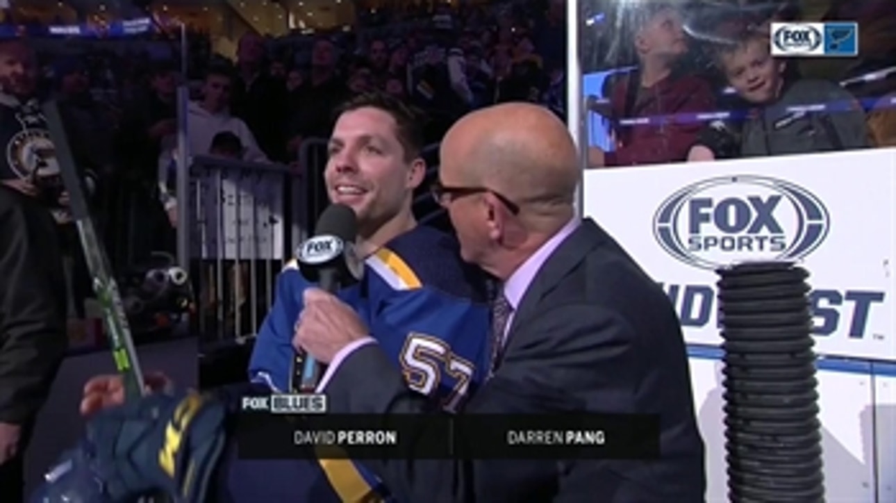 Perron on the Blues' victory: 'That was unbelievable'