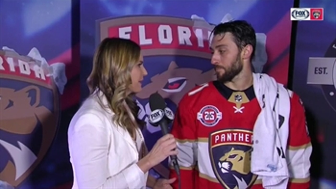 Vincent Trocheck on Panthers capturing 3rd period