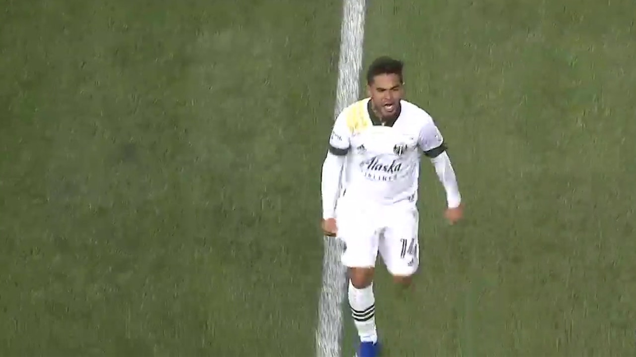 Andres Flores puts Timbers ahead with his first goal in two years, 1-0