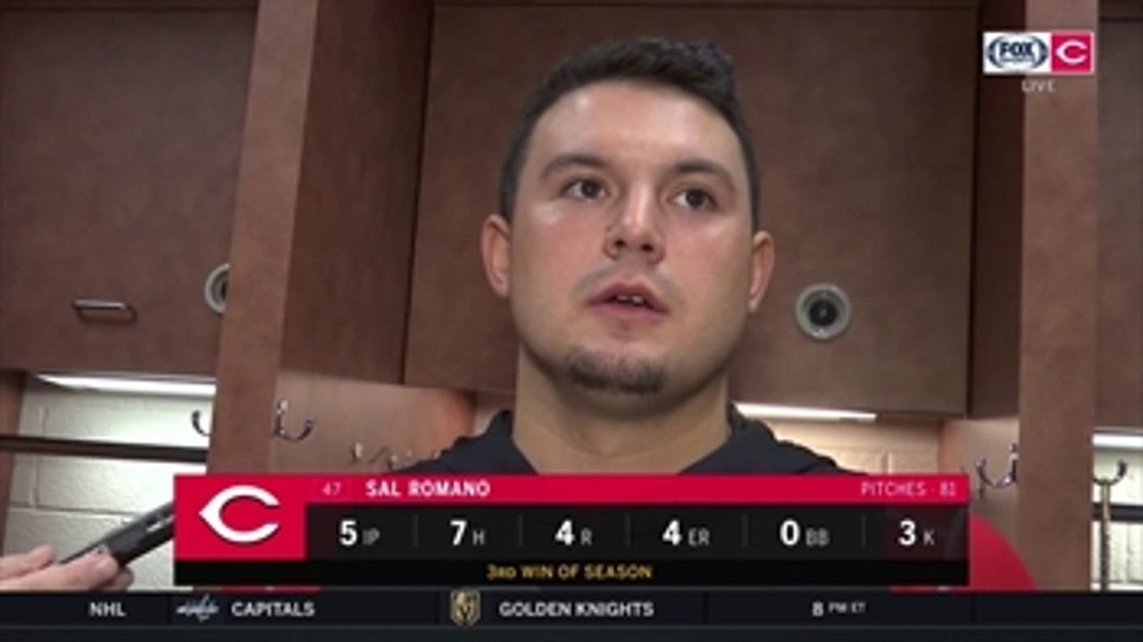 Sal Romano says he settled in after allowing home run