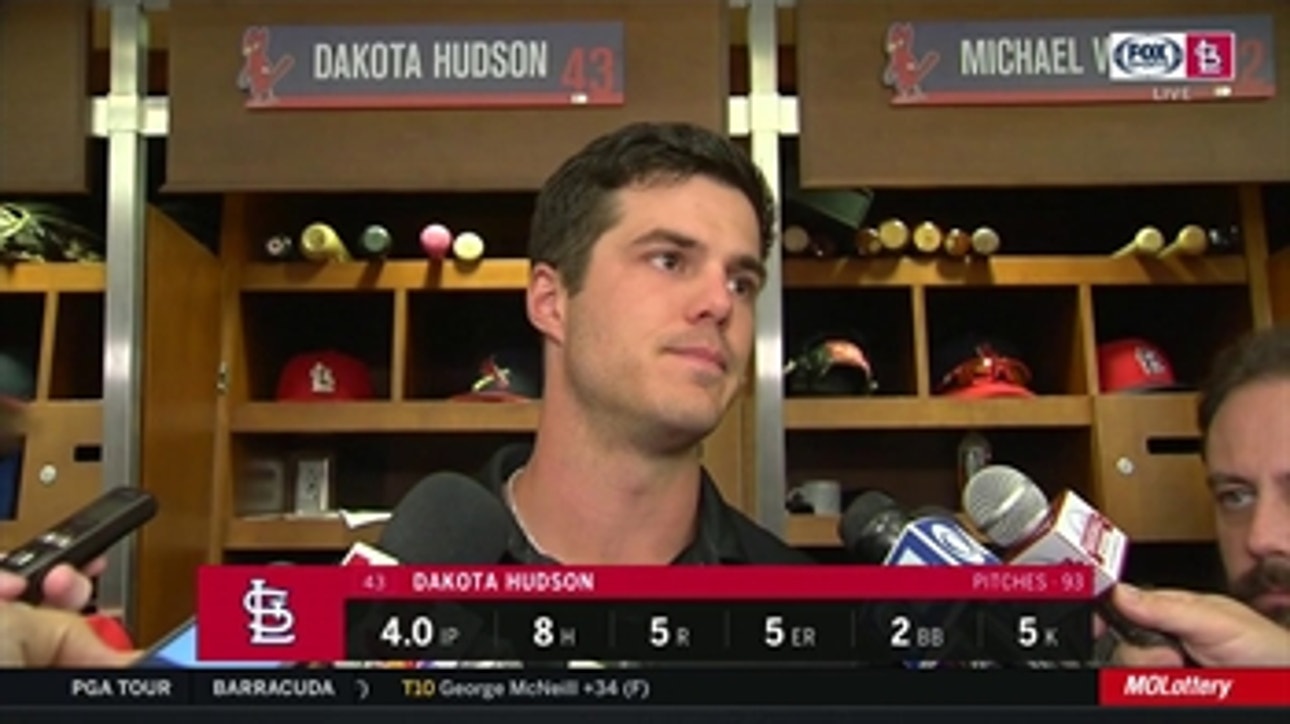 Hudson: 'I feel like we're going to bounce back' after series loss to Astros