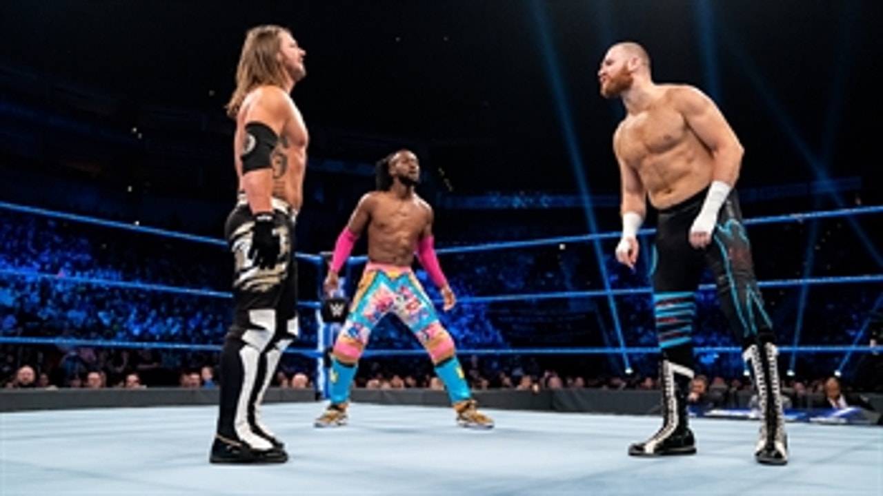 Kofi Kingston vs. AJ Styles vs. Sami Zayn - WWE Title Triple Threat Match: SmackDown, May 7, 2019 (Full Match)
