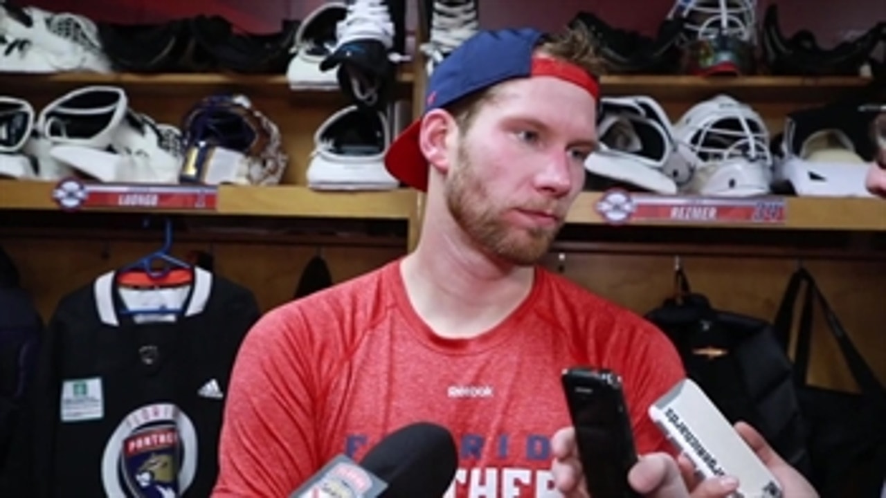 Panthers goalie James Reimer on stepping in for Roberto Luongo