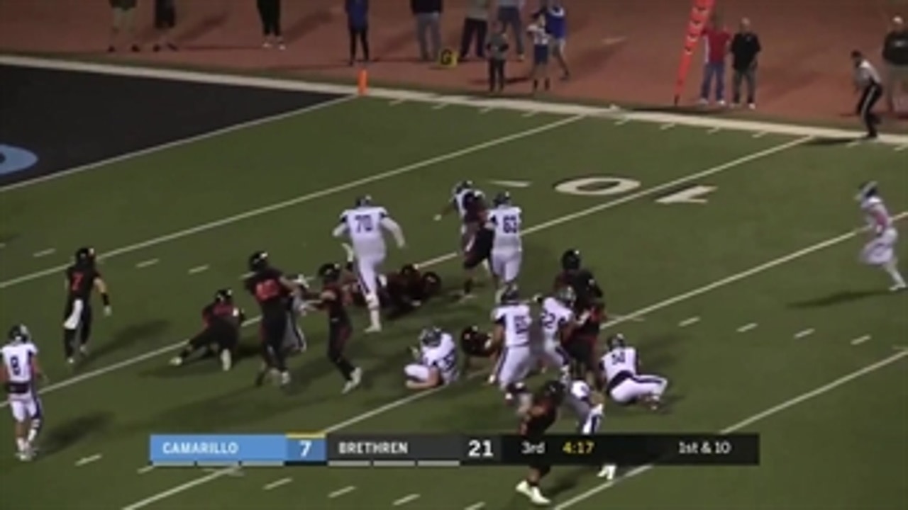 Week 10: Jesse Valenzuela refuses to go down and gets a Camarillo touchdown