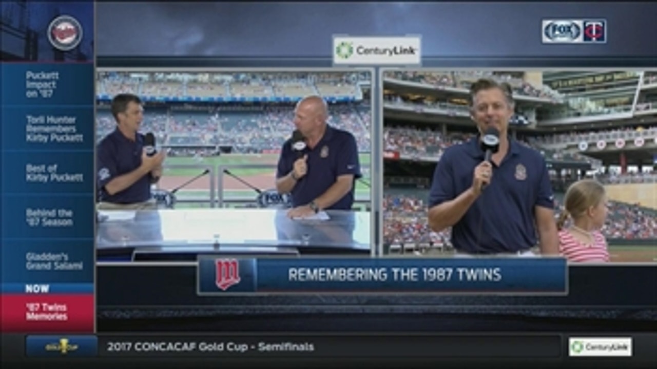 Twins teammates Smalley, Laudner reminisce about '87 World Series