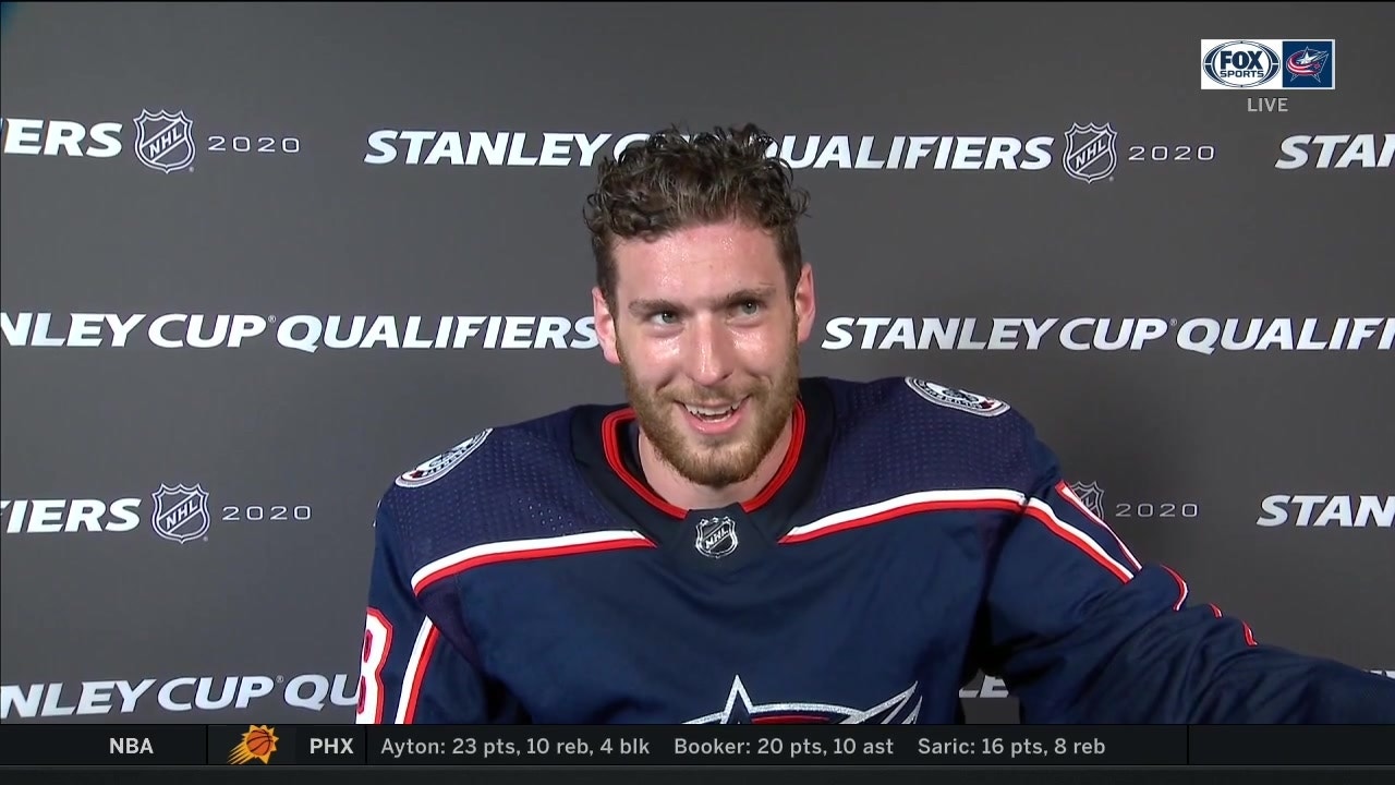 Pierre-Luc Dubois reflects on hat trick, overtime game-winner