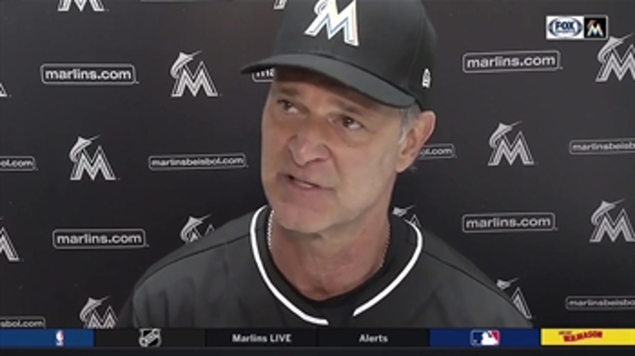 Don Mattingly impressed with LHP Caleb Smith's performance