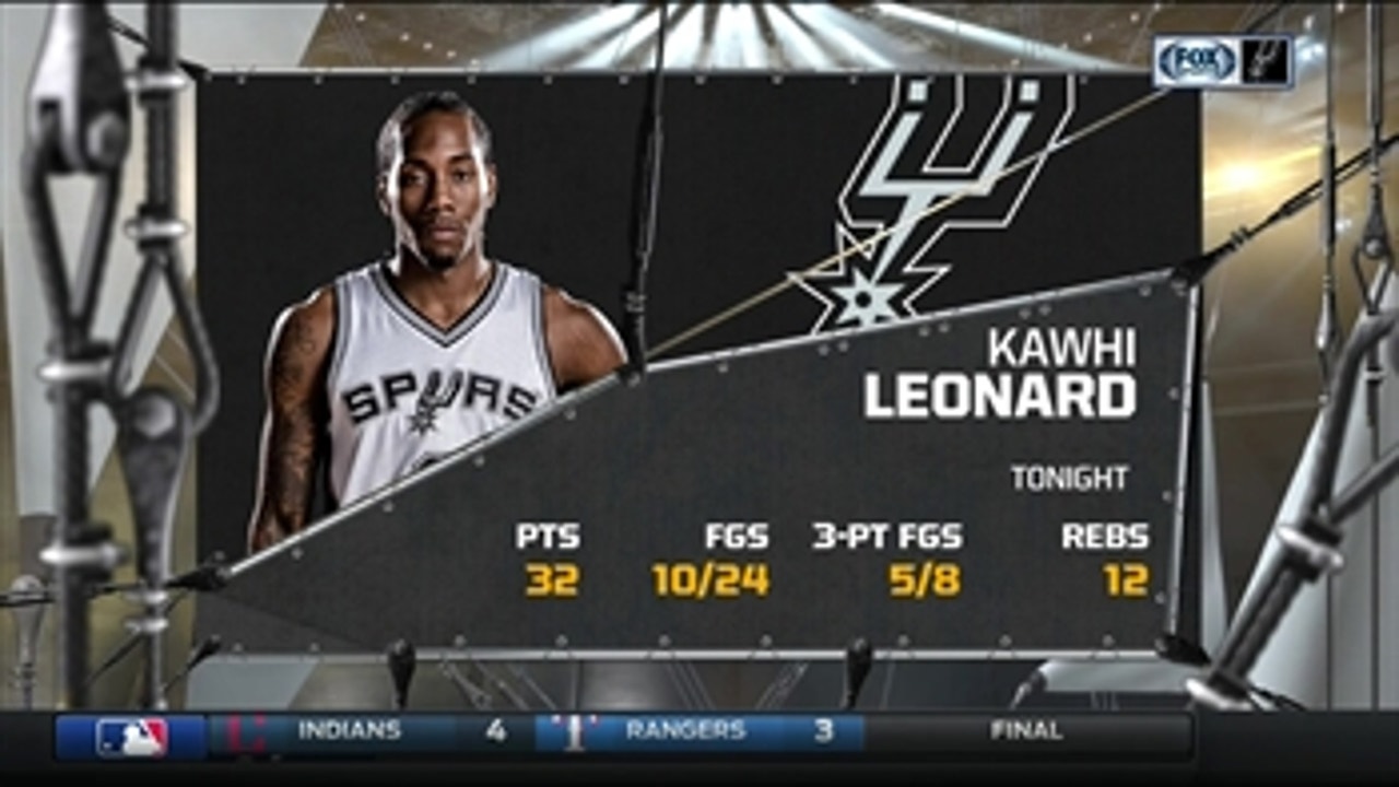 Spurs Live: Kawhi in the clutch