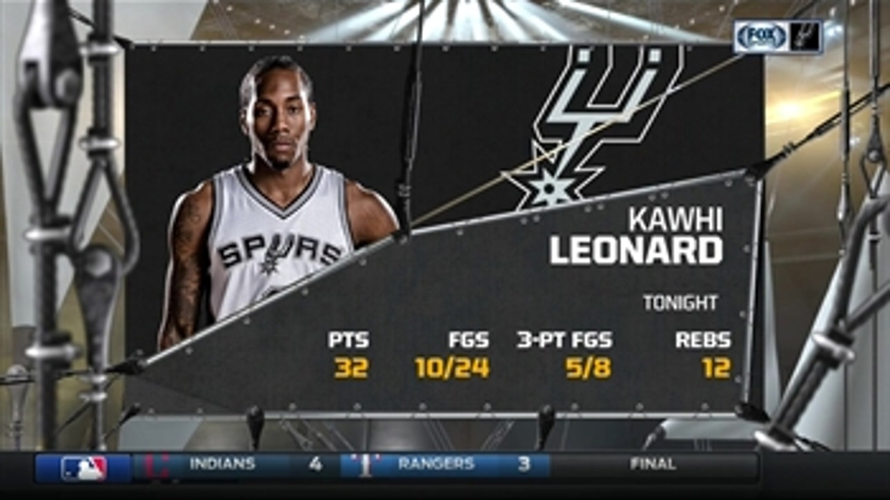 Spurs Live: Kawhi in the clutch