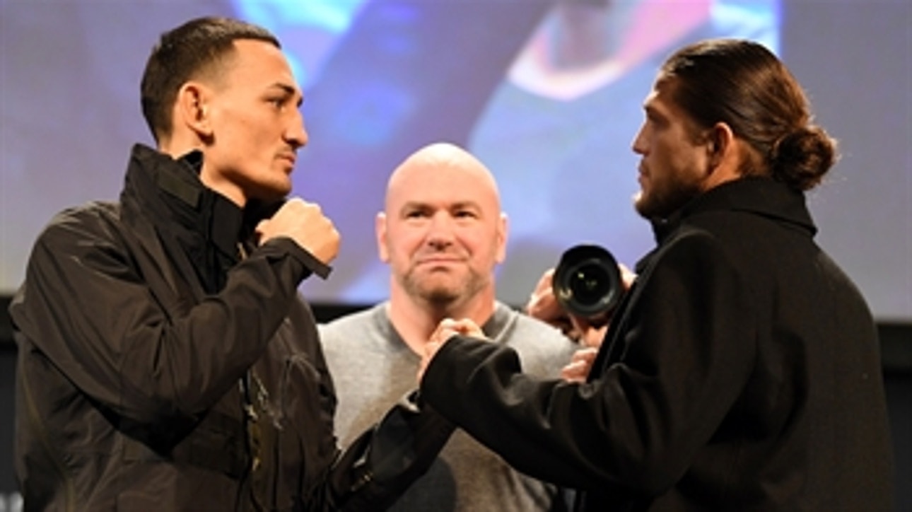Max Holloway, Brian Ortega exchange words before UFC 231