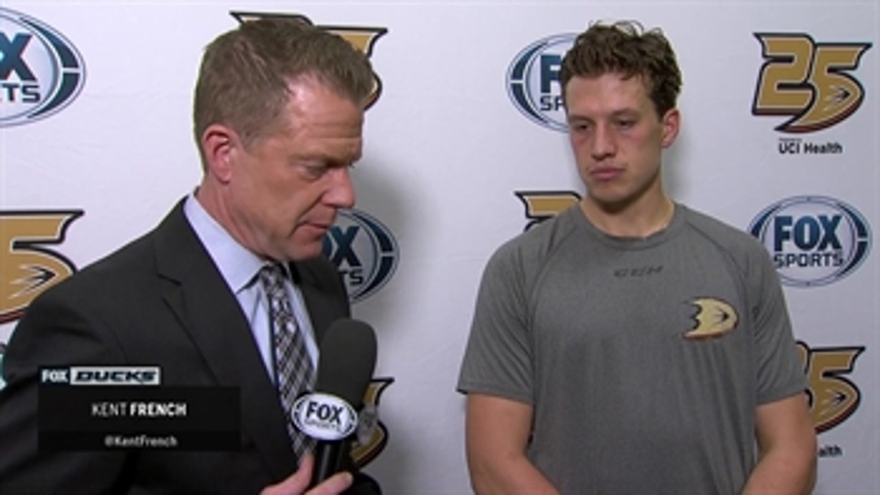 Rickard Rakell comments on his two-point night, the return of Patrick Eaves