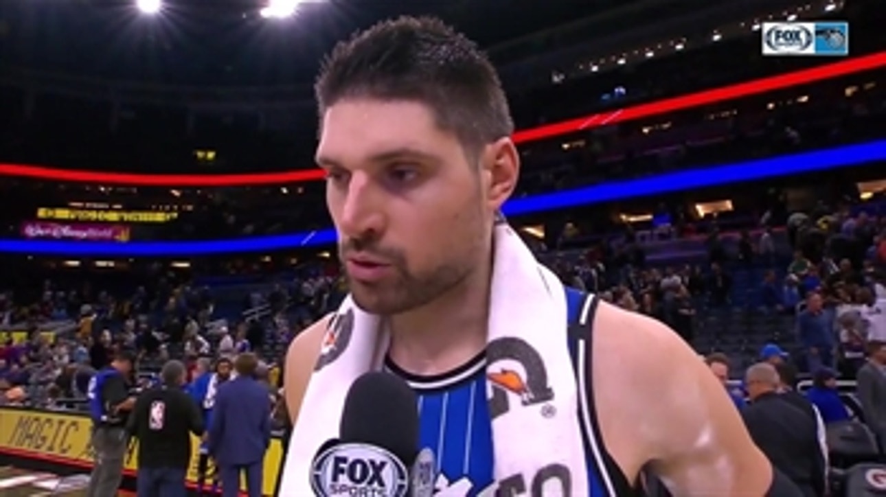 Nikola Vucevic breaks down how he attacked Lakers