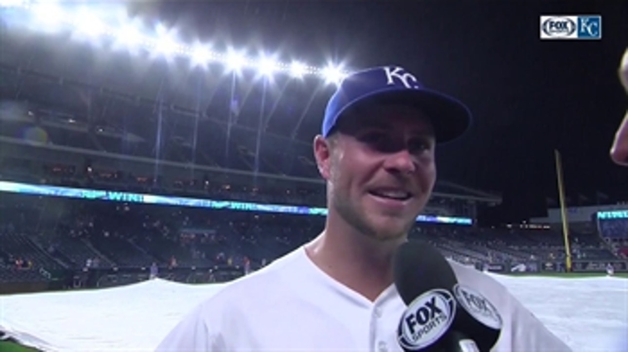 O'Hearn on Royals catching some breaks in the eighth inning: 'It's about time'