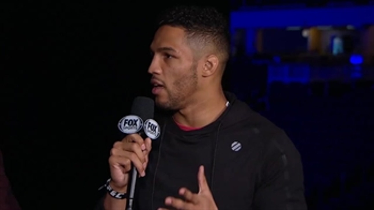 Kevin Lee stops buy the UFC on FOX set ' WEIGH-INS ' INTERVIEW ' UFC on FOX