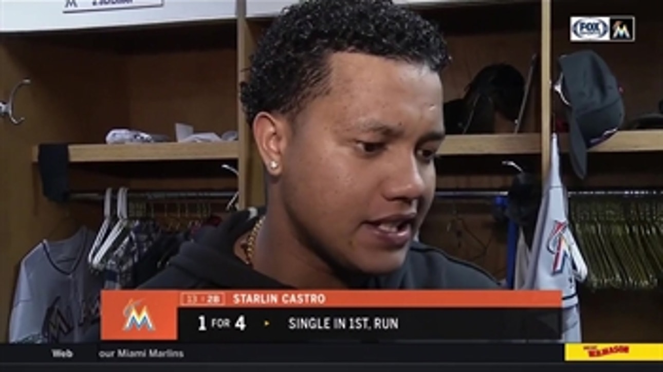 Starlin Castro talks about play at the plate that won it for the Cubs