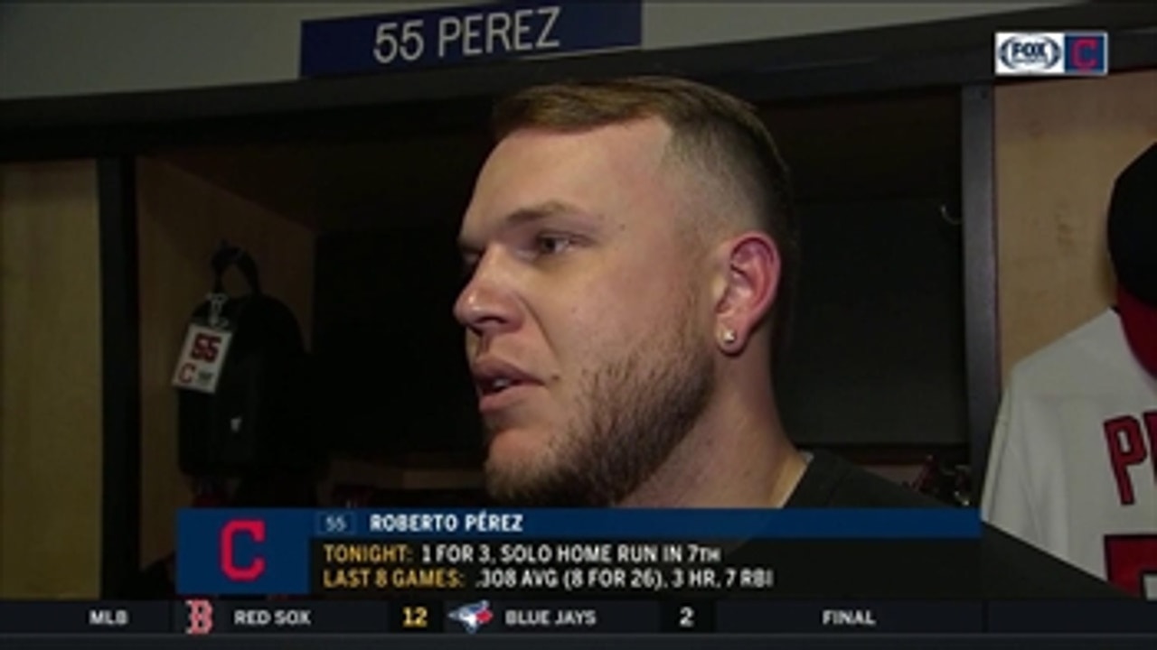 Roberto Perez staying within himself, not trying to do too much