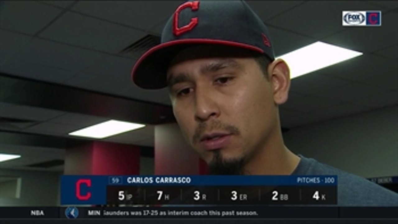 Carlos Carrasco didn't feel same as previous start