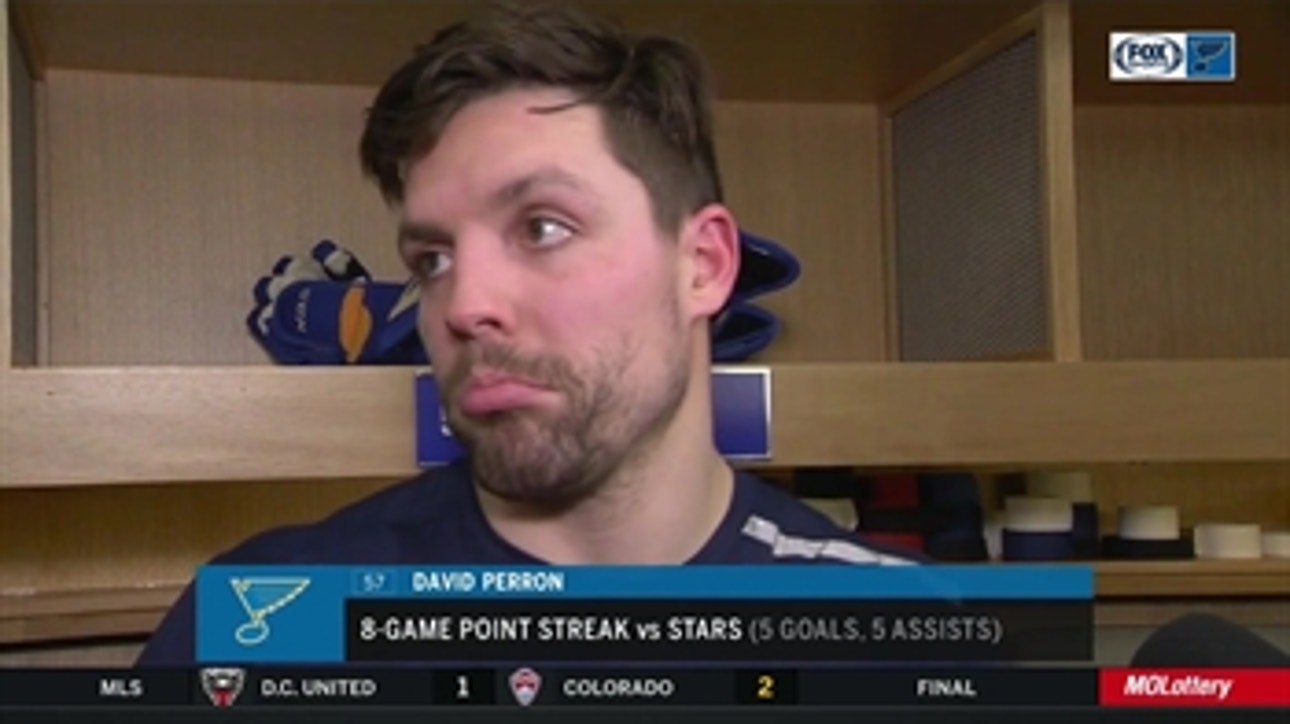 Perron on Stars: 'We're prepared for them, obviously'