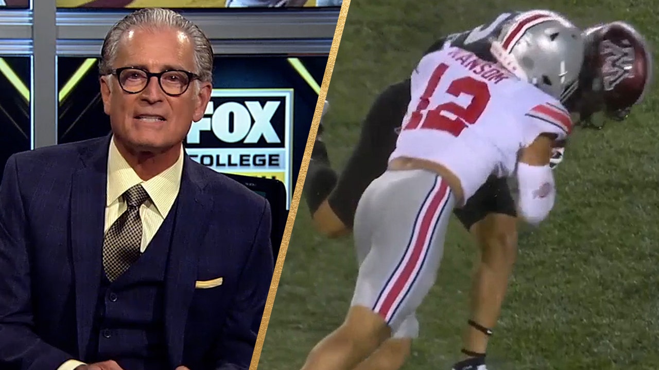 Mike Pereira on Ohio State's Lathan Ransom's hit, 'I think it was a foul that should've been put on in replay'