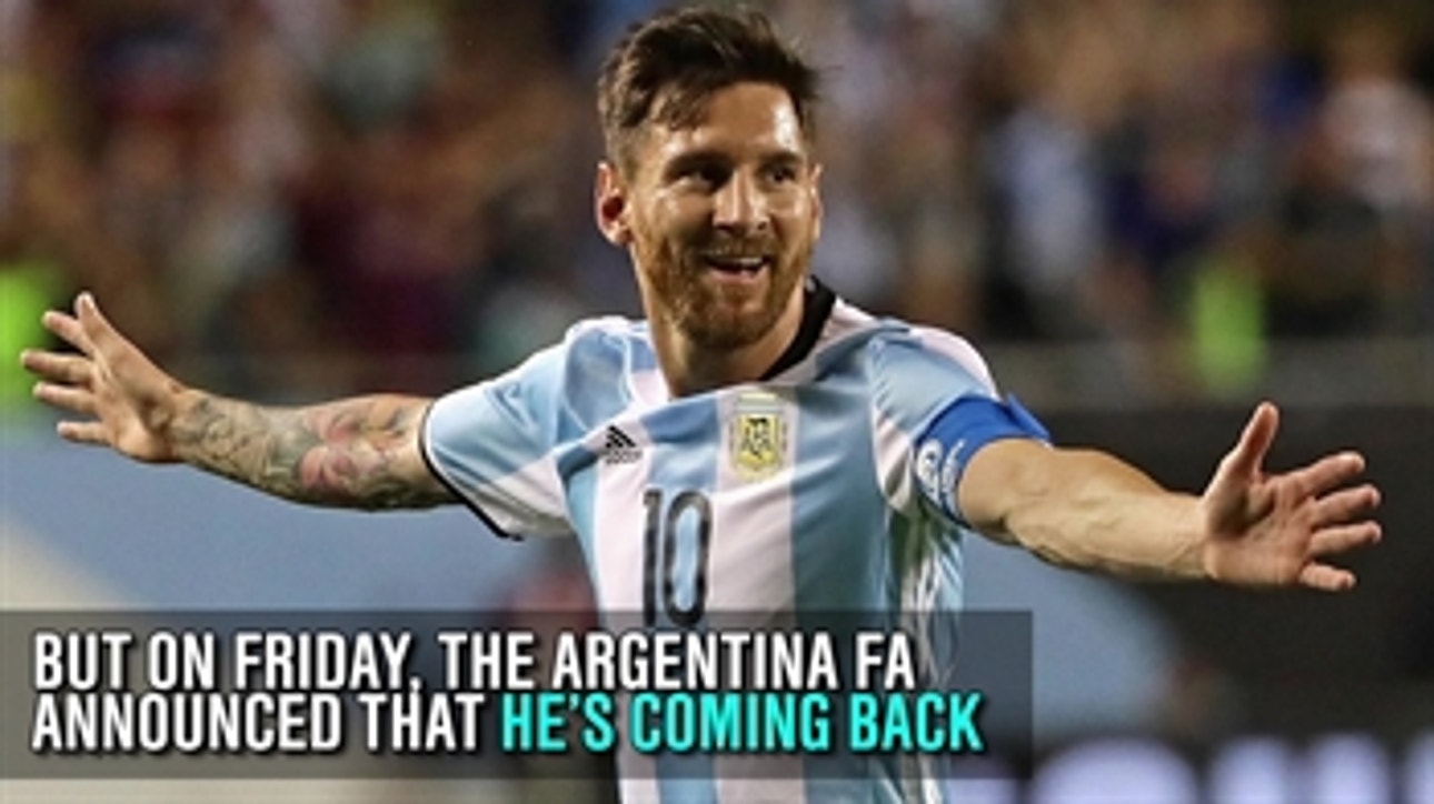 Lionel Messi comes out of international retirement