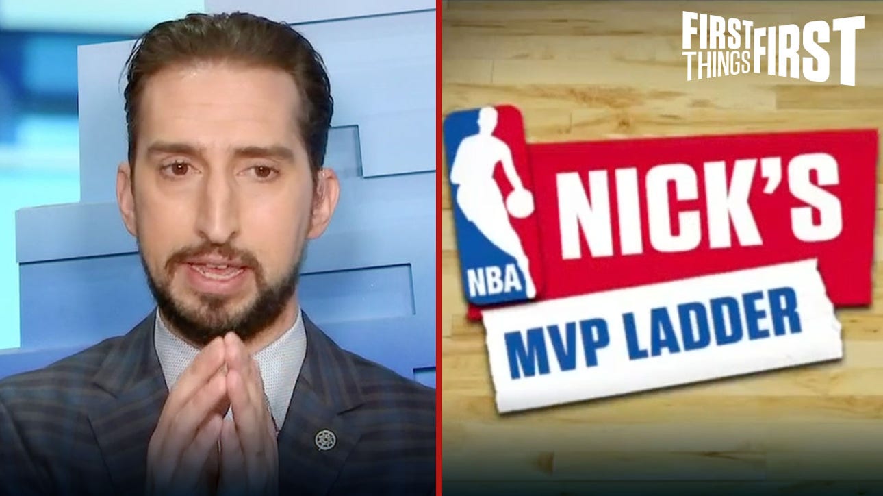 Nick Wright reveals which NBA players top his updated MVP ladder | FIRST THINGS FIRST