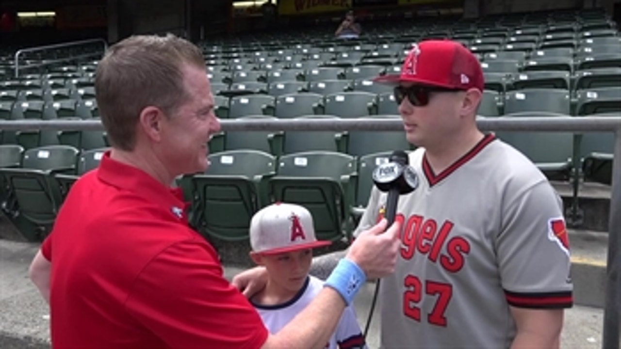 Angel fan Fathers and their kids talk what it means to be at the game on Father's Day