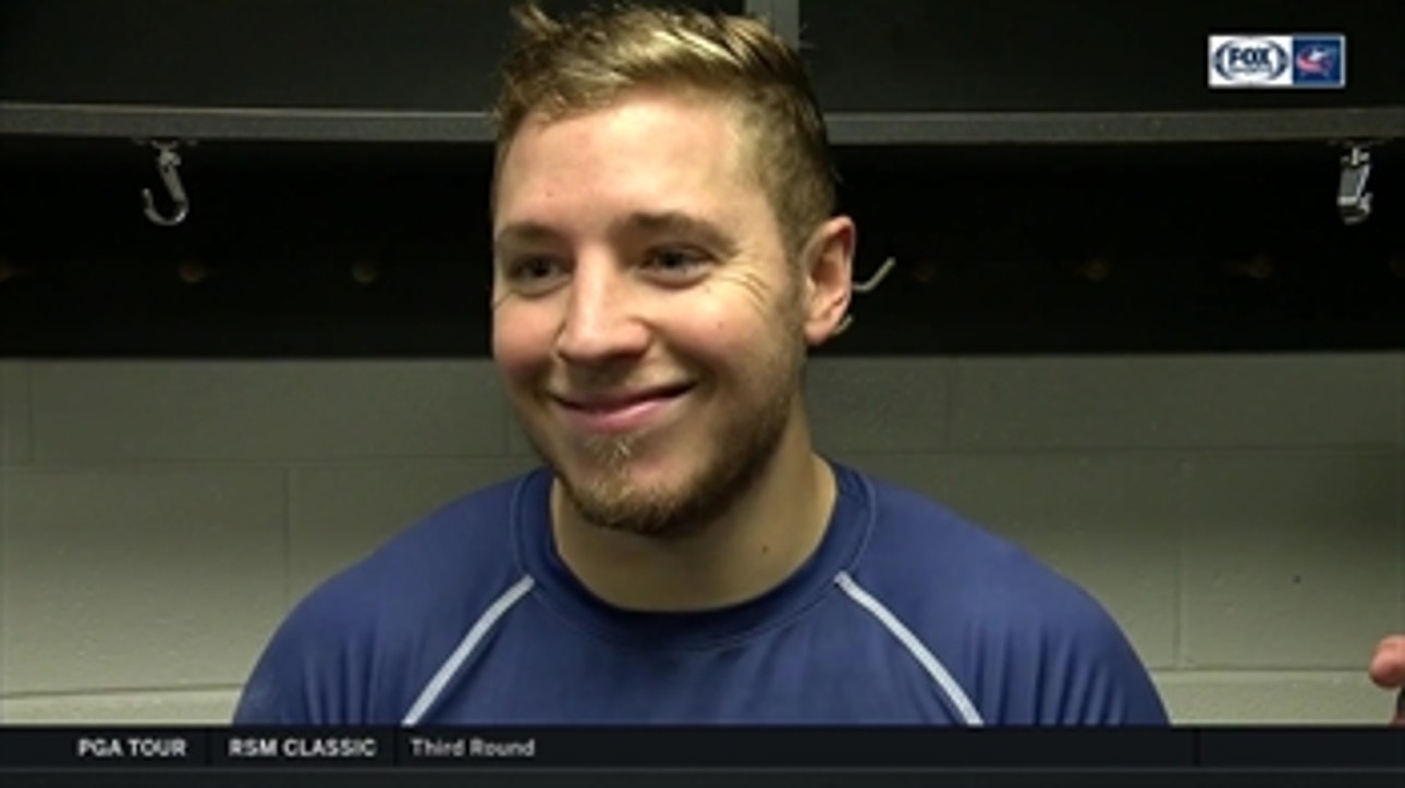 Cam Atkinson after 5th career hat trick: 'Funny how the puck keeps finding you'