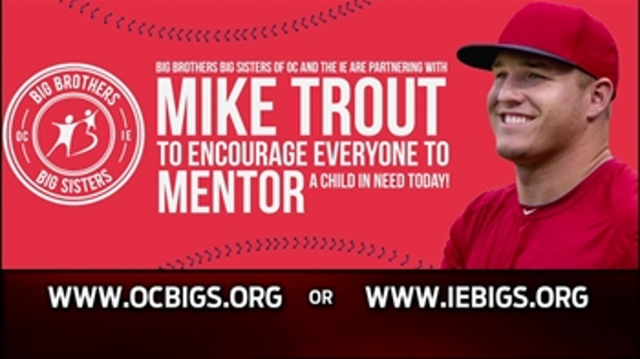 Mike Trout's special relationship with Big Brothers Big Sisters of OC