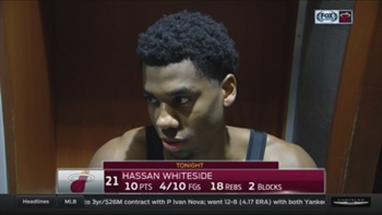 Hassan Whiteside: These close games are a learning experience
