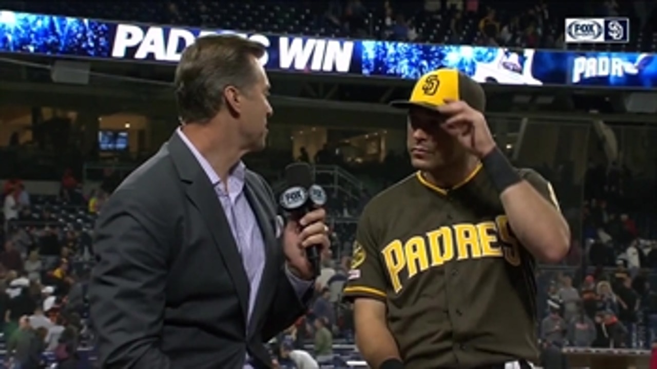 Ian Kinsler talks about his HR & the Padres second straight win