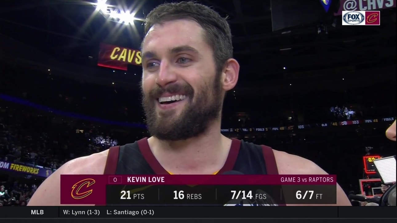 Kevin Love is speechless after LeBron's Game  3 winner