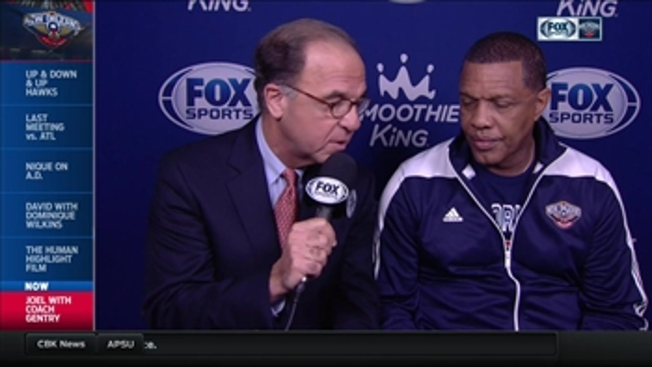 Alvin Gentry on Montiejunas as a Pelican