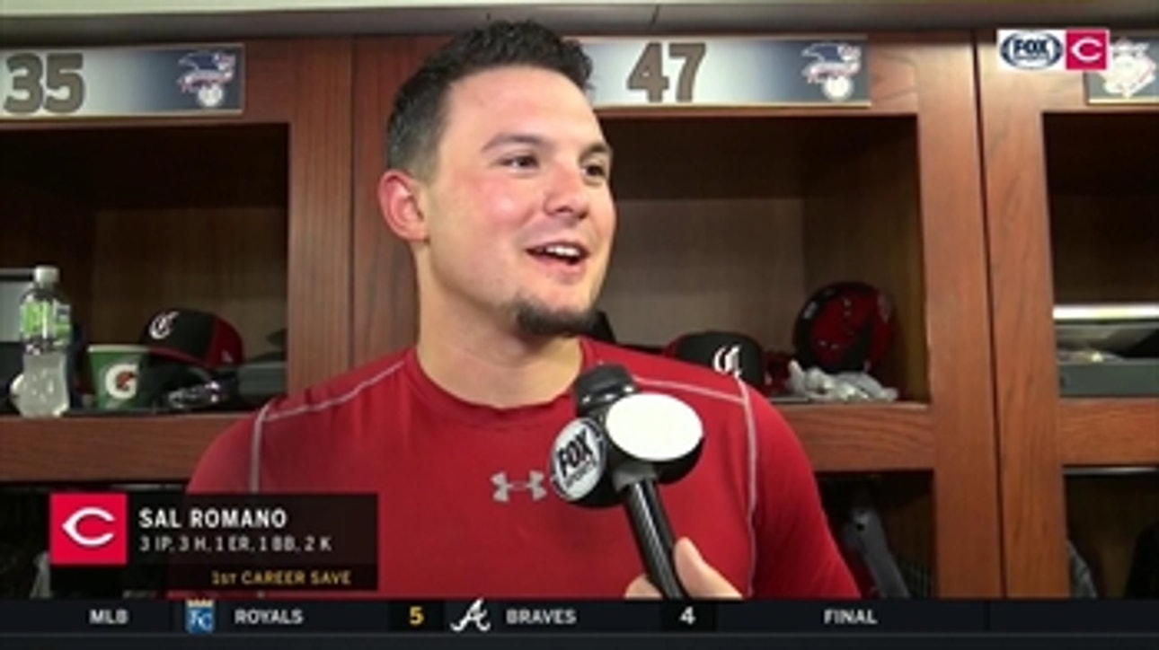 Sal Romano on return to bigs, first MLB save: 'I had a lot of fun out there'