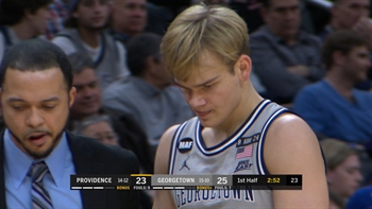 Mac McClung leaves with injury, Georgetown tourney hopes take hit in loss to Providence