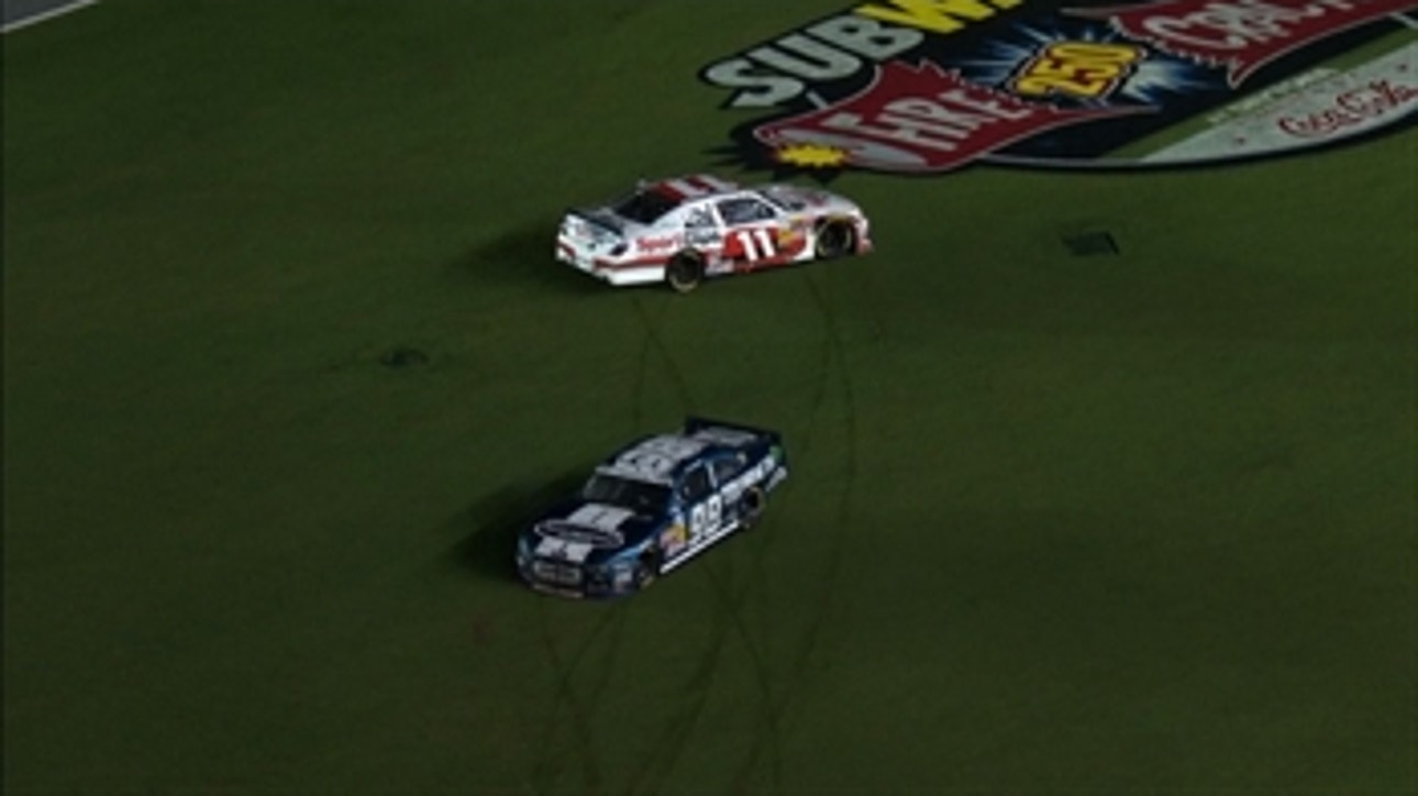 NNS: Chase Elliott Causes Pileup on Restart - Daytona 2014