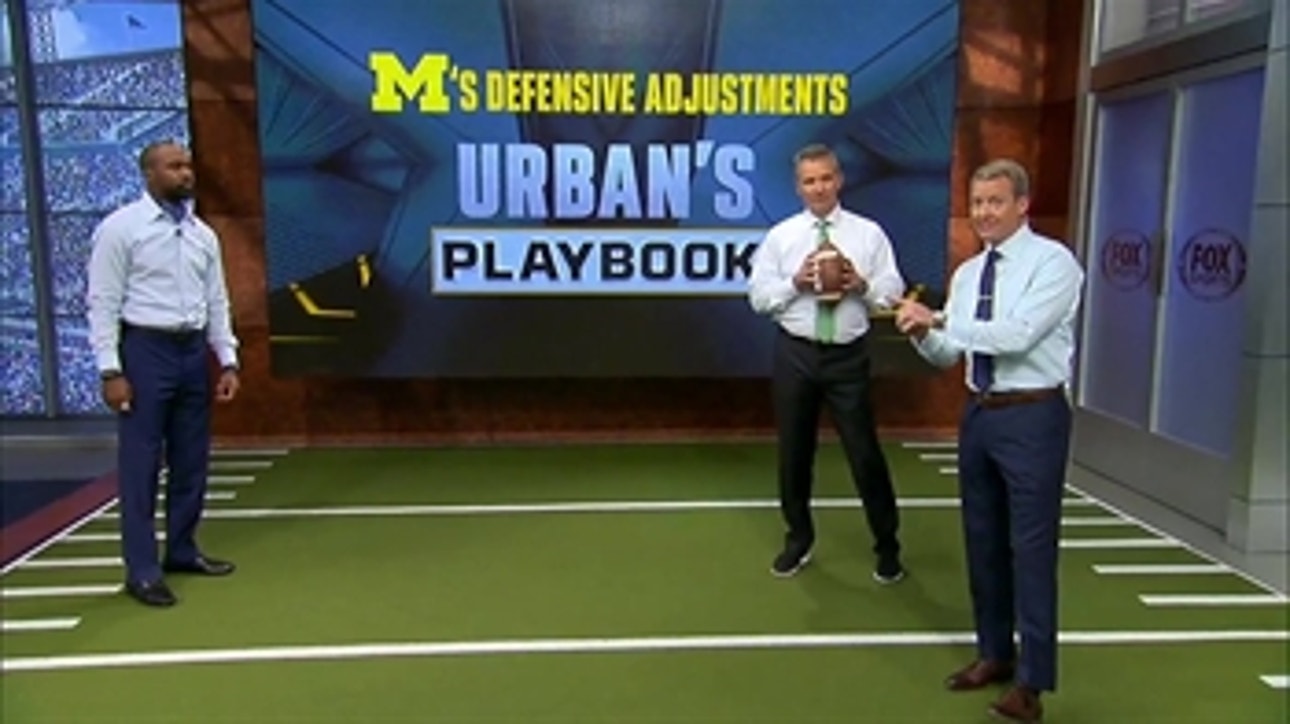Charles Woodson joins Urban Meyer to explain Michigan's defensive adjustments | URBAN'S PLAYBOOK