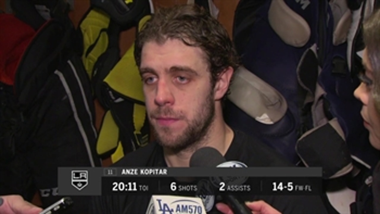 Anze Kopitar contributes two assists in loss to St. Louis
