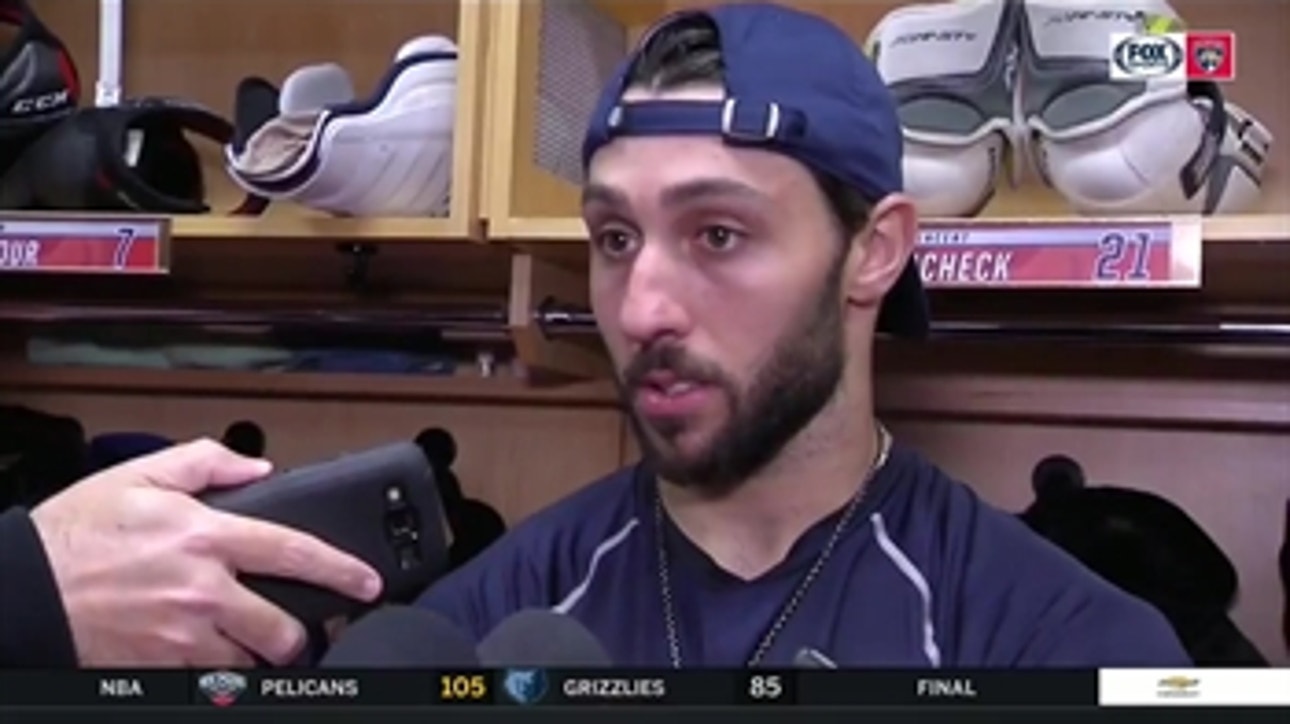 Vincent Trocheck: 'We're having fun. It's fun to win some hockey games'