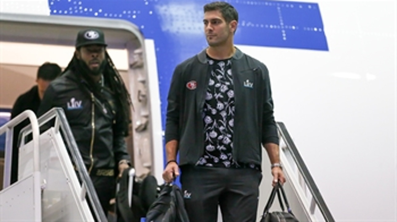 San Francisco 49ers arrive in Miami for Super Bowl LIV ' NFL on FOX