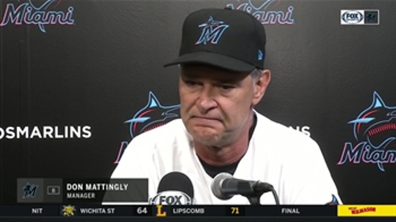 Don Mattingly reacts to loss: ‘That was a battle all night’