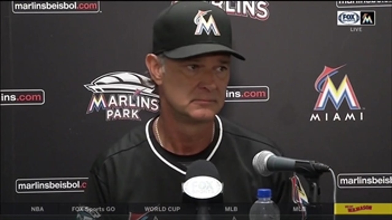 Don Mattingly impressed how Trevor Richards attacked the zone in shutout win