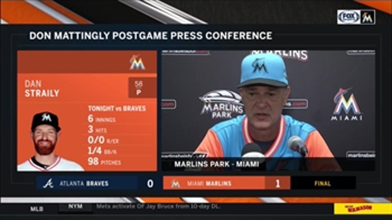 Don Mattingly on how Marlins pitching shut out Braves' potent offense