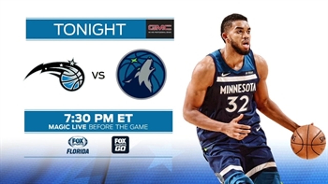 Magic's road trip continues with visit to Karl-Anthony Towns, Timberwolves