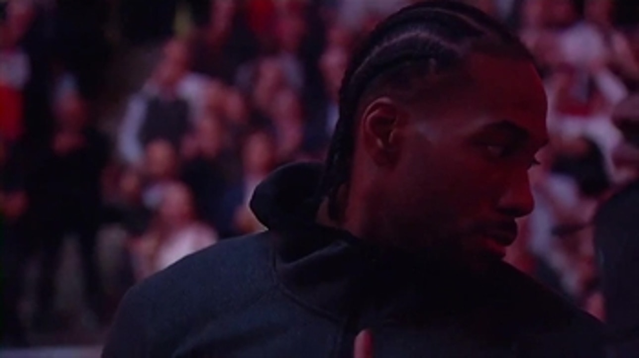WATCH: Kawhi Leonard receives championship ring from Raptors