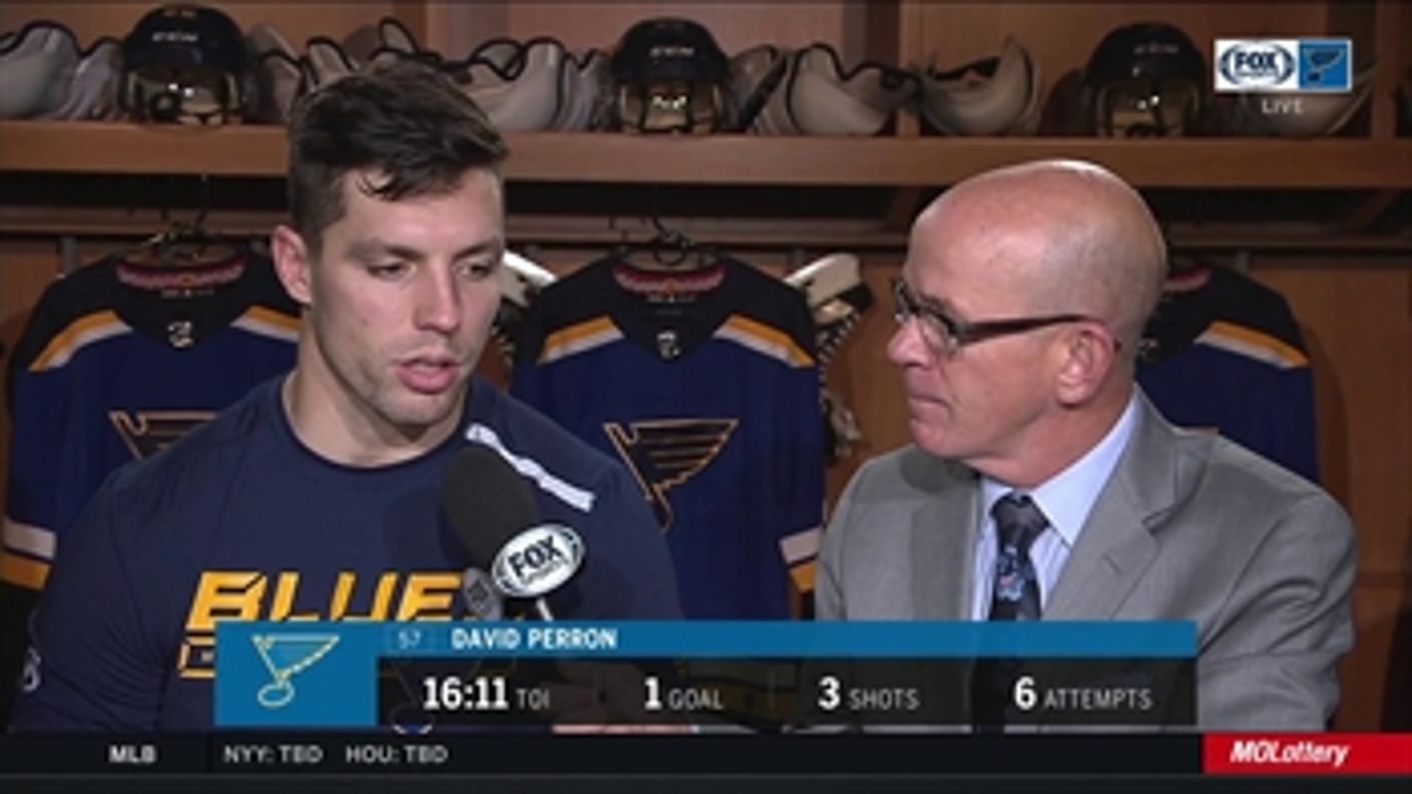 Perron: 'We got to pick each other up a little better'